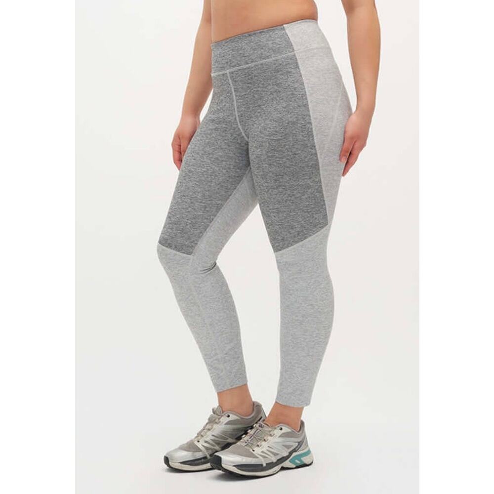 Outdoor Voices Signature 2-tone Grey Mid Weight Sculpt Fit 7/8 Leggings Size L - Picture 2 of 6